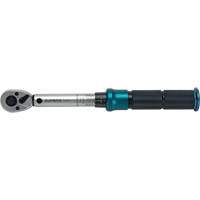 72-Tooth Torque Wrench, Click, 1/4" Square Drive, 20 - 200 in-lbs. Equipex