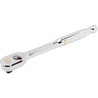 120XP Full Polish Chrome Teardrop Ratchet, 3/8" Drive, Ergonomic Handle Equipex