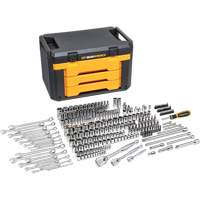 6-Point Mechanics Tool Set in 3 Drawer Storage Box Equipex