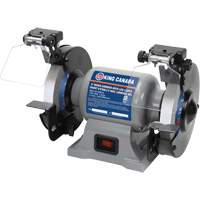 Bench Grinder with LED Lights, 6" Wheel Diameter, 3450 RPM Equipex