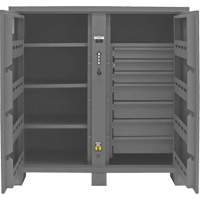 Armoire de rangement pour le chantier, Acier, 59 pi³, Gris Equipex