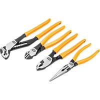 PITBULL Mixed Dual Material Plier Set, 4 Pieces Equipex