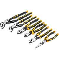 PITBULL Dual Material Mixed Plier Set, 6 Pieces Equipex