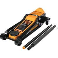 Low Profile Floor Jack, 3.5 Ton(s) Capacity, 3-3/4" Lowered, 21-3/4" Raised, Manual Hydraulic Equipex