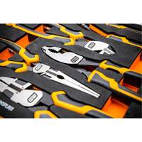 PITBULL Cushion Grip Pliers Set in Foam Storage Tray, 5 Pieces Equipex