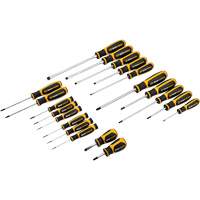 Phillips&reg;, Slotted, Torx&reg; Dual Material Screwdriver Set, 20 Pcs. Equipex