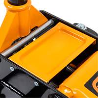 Heavy-Duty Floor Jack, 3 Ton(s) Capacity, 5-1/4" Lowered, 18-1/4" Raised, Manual Hydraulic Equipex