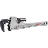 K9 Jaw Pipe Wrench, 2-3/8" Jaw Capacity, 14" Long, Powder Coated Finish, Non-Ergonomic Handle Equipex