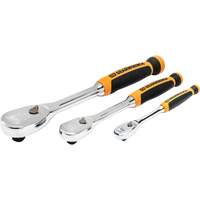 90-Tooth Dual Material Teardrop Ratchet Set Equipex
