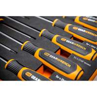 Torx&reg; Dual Material Screwdriver Set in Foam Storage Tray, 10 Pcs. Equipex