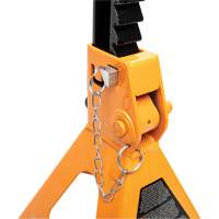 Ratcheting Jack Stand, Locking Pin, 6 tons Capacity, 15-3/4" - 24-1/2" H Equipex