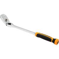 90-Tooth Dual Material Locking Flex Head Teardrop Ratchet Equipex