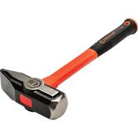 Marteau de forgeron fibre de verre, Poids de la t&ecirc;te 4 lb, 14" lo Equipex