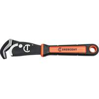 Self-Adjusting Dual Material Pipe Wrench, 1-1/2" Jaw Capacity, 12" Long, Black Oxide Finish, Cushion Handle Equipex