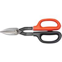 Cisaille de ferblantier droite, Longueur de coupe de 2", Coupe Droit Equipex