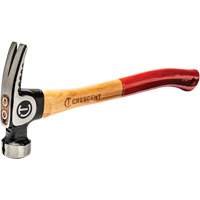 Milled-Face Framing Hammer, 22 oz., Wood Handle, 18" L Equipex