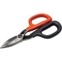 Straight Pattern Tinner Snips, 1-31/50" Cut Length, Straight Cut Equipex