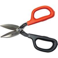 Straight Pattern Tinner Snips, 1-31/50" Cut Length, Straight Cut Equipex