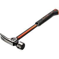 Milled-Face Framing Hammer, 28 oz., Solid Steel Handle, 16" L Equipex