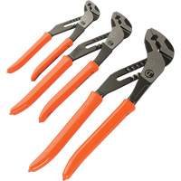 Z2 K9 Straight Jaw Dipped Handle Tongue & Groove Plier Set, 3 Pieces Equipex