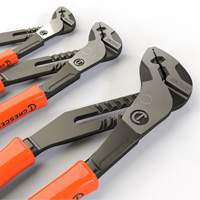 Z2 K9 Straight Jaw Dipped Handle Tongue & Groove Plier Set, 3 Pieces Equipex