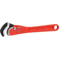 Self-Adjusting Pipe Wrench, 1-1/2" Jaw Capacity, 12" Long, Powder Coated Finish, Non-Ergonomic Handle Equipex