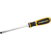 Slotted Dual Material Screwdriver, 5/16", 13-1/10" L, Plastic Handle Equipex
