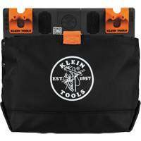 Module de poche pour quincaillerie avec crochet en S Bucket Work Centre, Nylon, 1 pochettes, Noir/Orange Equipex