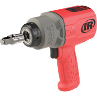Red Air Impact Wrench, 1/2" Drive, 1/4" NPT Air Inlet, 7500 No Load RPM Equipex