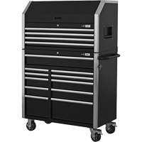HDCC-4115 Combo boîte &agrave; outils s&eacute;rie HD, 21-1/2" P x 44-1/5" la x 63-3/10" h, Noir Equipex