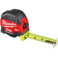 Ruban &agrave; mesurer Stud avec &eacute;chelle pour ing&eacute;nieur, 1-5/16" x 25' Equipex