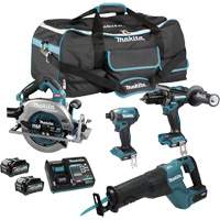 XGT Brushless 4-Tool Combo Kit, Lithium-Ion, 40 V Equipex