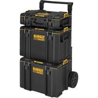 TOUGHSYSTEM&reg; 2.0 Rolling Tower, 24" x 20-2/5" x 34-1/2", Black/Yellow Equipex