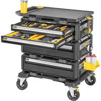 TOUGHSYSTEM&reg; 2.0 DXL 5-in-1 Modular Workstation, 34" x 25-4/5" x 39", Black/Yellow Equipex