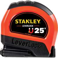 High-Visibility Magnetic LEVERLOCK&reg; Tape Measure, 25', Imperial Graduations Equipex