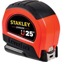 High-Visibility Magnetic LEVERLOCK&reg; Tape Measure, 25', Imperial Graduations Equipex