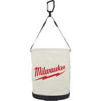 Utility Bucket Bag, 11-81/100" L x 11-81/100" W x 14-57/100" H, Polyester, White Equipex