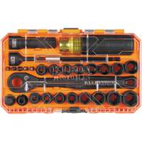Jeu de douilles &agrave; chocs ouvertes essentielles KNECT, 28 Mcx, Chocs, Prise de 3/8" Equipex