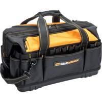 Sac &agrave; outils de 20" pour les professionnels, Nylon, 33 pochettes, Noir/Orange Equipex