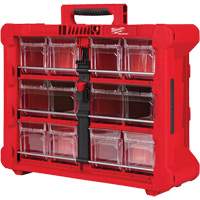 PACKOUT Tilt Bin Organizer, 15-1/5" x 19-7/10" x 6-7/10", Black/Red Equipex