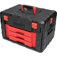 1/4", 3/8" & 1/2" Mechanics Hand Tool Set with 3-Drawer Storage Case Equipex