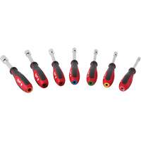 HollowCore Nut Driver Set, 7 Pcs., Magnetic, Imperial Equipex