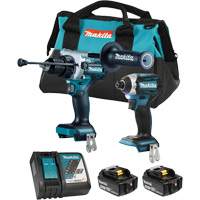 LXT Brushless 2 Tool Combo Kit, Lithium-Ion, 18 V Equipex