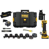 Ensemble d'outil de poinçonnage hydraulique avec poinçons & fili&egrave;res de 1/2" &agrave; 2" Equipex