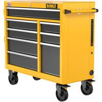 Heavy-Duty Mobile Workstation, 8 Drawers, 40" W x Yellow Equipex
