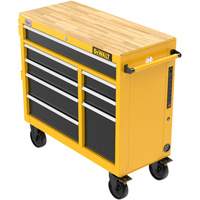 Heavy-Duty Mobile Workstation, 8 Drawers, 40" W x Yellow Equipex