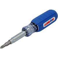 9-in-1 Multi-Bit Screwdriver, Textured Handle Equipex