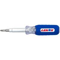 6-in-1 Multi-Bit Screwdriver, Textured Handle Equipex