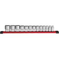 Jeu de douilles SAE &agrave; 12 pans, 13 Mcx, Prise de 1/2" Equipex