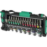 Ensemble d'outils en mesures imp&eacute;riales 1 Tool-Check PLUS, 39 Mcx, Prise de 1/4" Equipex